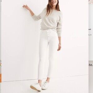 Madewell 10" High-Rise Skinny Crop Jeans: Button-Front Edition